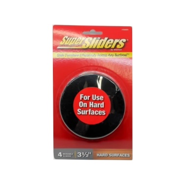Super Sliders Furniture Sliders 3.5 Round 4pk. Hard Surfaces