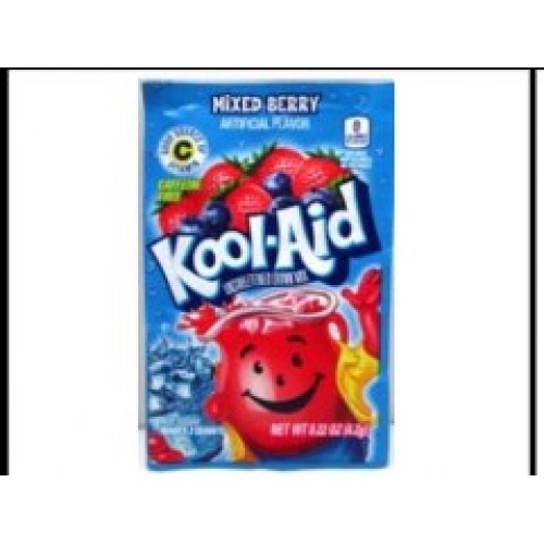 Kool Aid Envelopes Mixed Berry 4x48/3.9 g