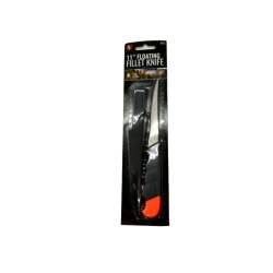 11 Floating Fillet Knife w/Plastic Sheath"
