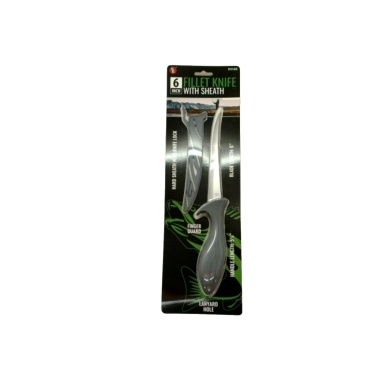6 Fillet Knife w/Sheath