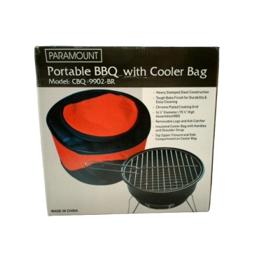 Portable BBQ w/Cooler Bag Paramount