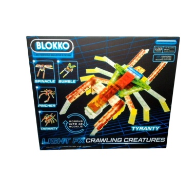 Blokko Light Fx Crawling Creatures Building Toy