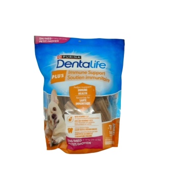 Purina Dentalife Immune Support Dog Treats Sm/Med 408g. past B/B