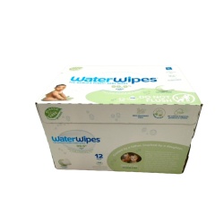 Water Wipes Baby Wipes 12pks. x 60 Wipes b/u $2.99