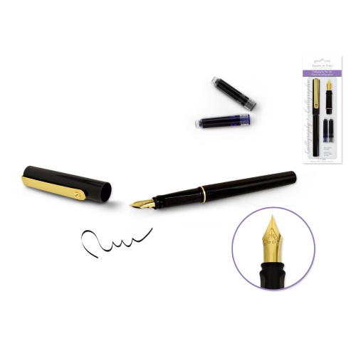 Calligraphy Pen Set  #1.3 Nib/Black+Blue Ink Scrappin-Gear