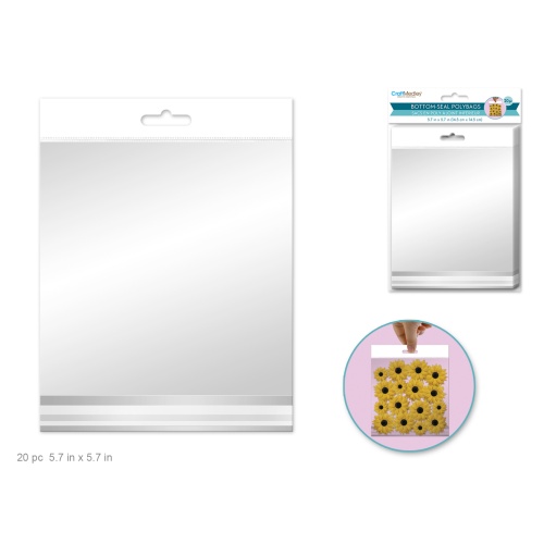 Bottom-seal Opp Polybags 5.7x5.7