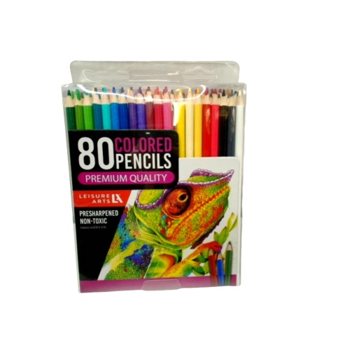 Colored Pencils 80pk. Premium Quality Leisure Arts