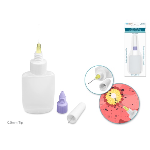 Plastic Bottles: 1.35 fl oz 0.5mm Tip Ultra Fine-Liner Applicator Bottle