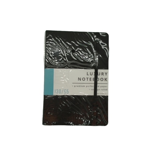 Luxury Notebook Black 5.5 x 8.25