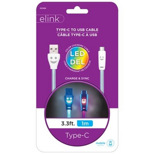 Cable - USB Type-C® 3.3ft Light Up
