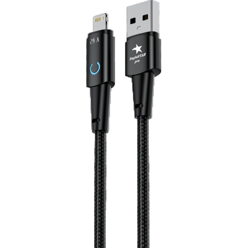 USB-A to Lightning™ 12W 2.4A 6 foot fast charging cable