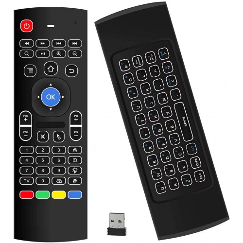 Air Mouse & Keyboard Combo Mini Handheld Wireless 2.4 GHz works on smart TVs