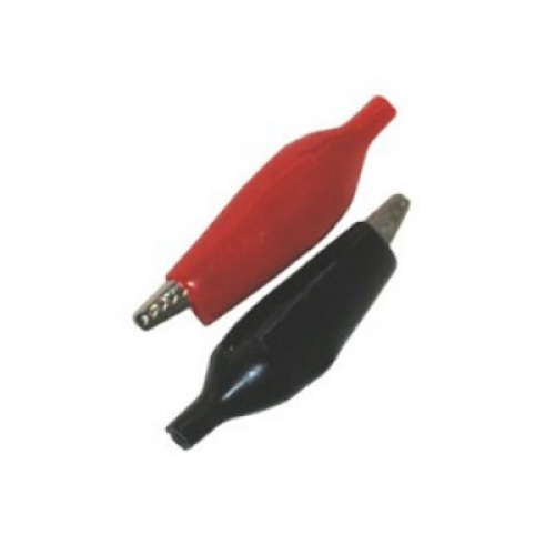 alligator clips Small bag of 10 5 red 5 black