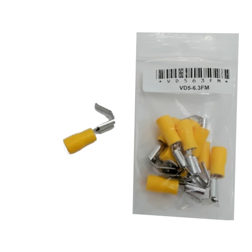 Insulated Piggyback Disconnect 0.8 X 6.35 bag of 10