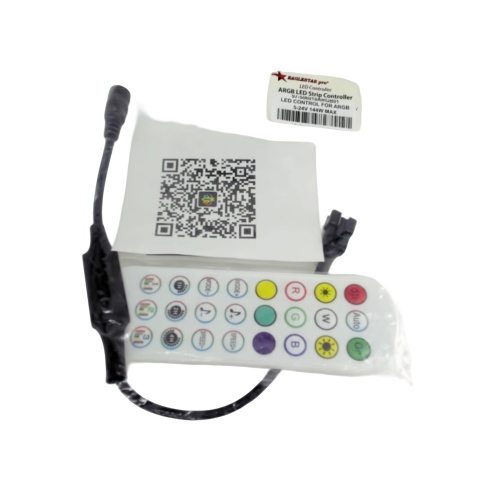 LED strip contoller for ARGB addressable 5-24VDC LED strips