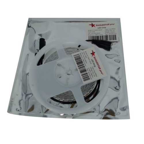 LED strip cool white 12 VDC 60W 120LEDs/M 5M 2880 lumens