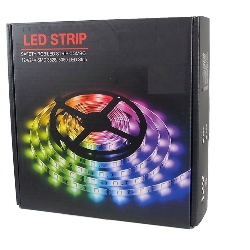 RGB Bluetooth 4.0  Decorative LED strip - 2 x 5 meters 30 LED/meter self-adhesive 12v adaptor incld.