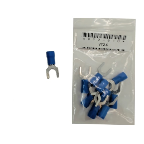 Terminal Insulated Fork Type Stud Size 1/4 bag of 10