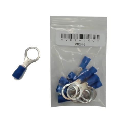 Terminal Insulated Ring Type Stud Size 3/8 inch - bag of 10