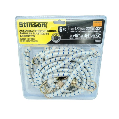 Bungee Cord 6 Pc Long H.d.