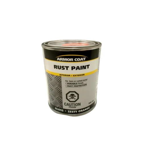 Rust Paint Zesty Orange 946mL Interior Exterior Armor Coat