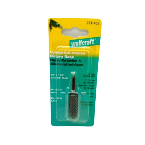 Cylindrical Domed Rotary Rasp 5/8 X 1 3/8