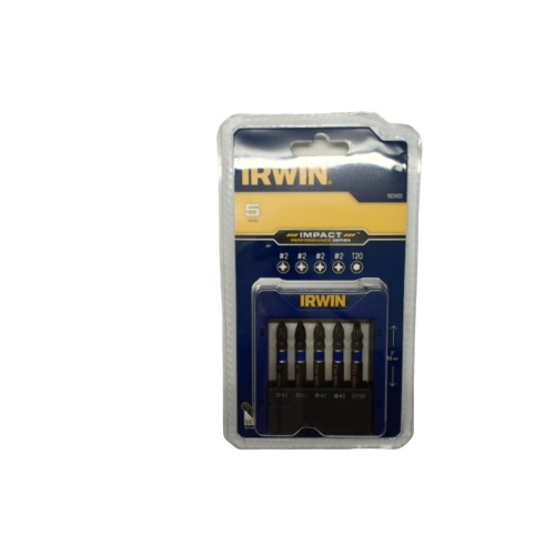 Impact Driver Bits 5pk. Assorted Irwin - each sold individually
