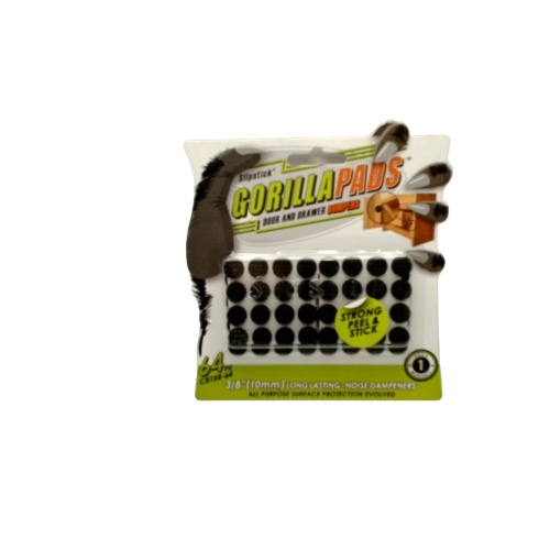 Gorilla Pads Door & Drawer Bumpers 3/8 64pk.