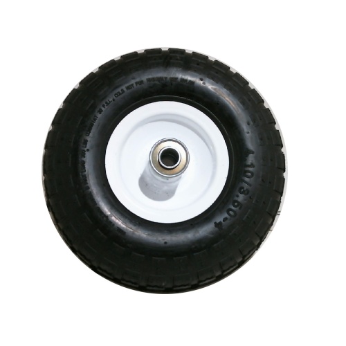 Tire w/Rim 4.10/3.50-4 5/8B White Hub Offset Pneumatic