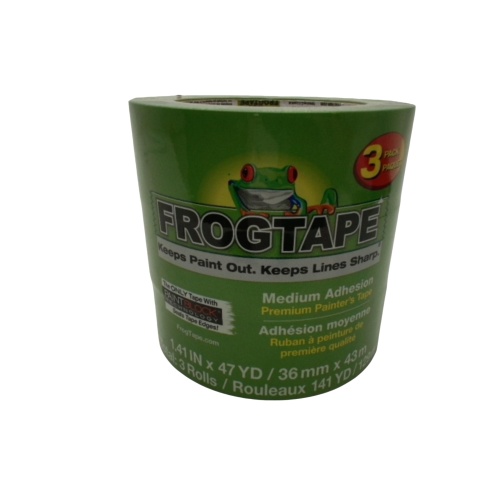 Frogtape Painter's Tape 3pk. Medium Adhesion 1.41 x 47yd.