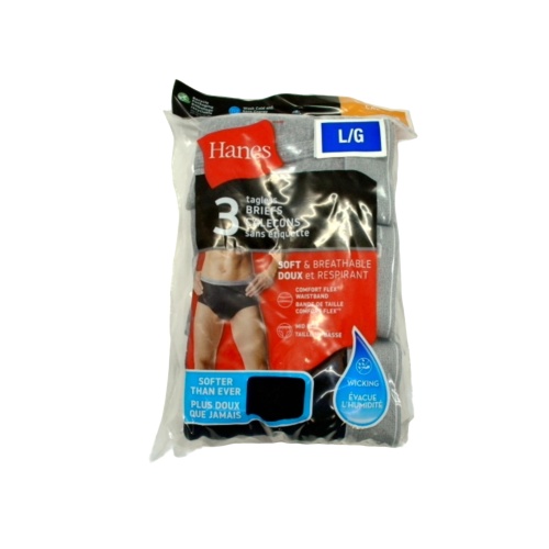 Men's Tagless Briefs 3pk. Large Hanes