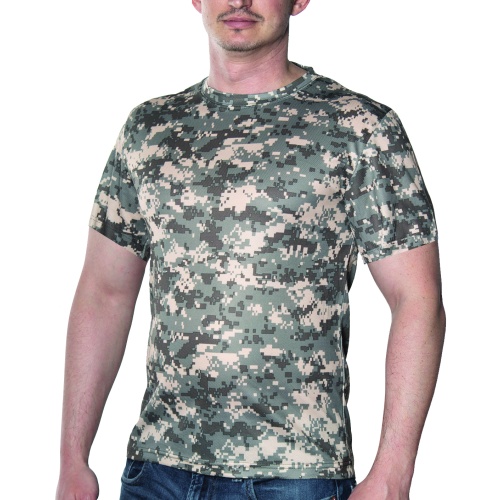 Military T-shirts Medium Acu Digital Kwik Dry Short Sleeve