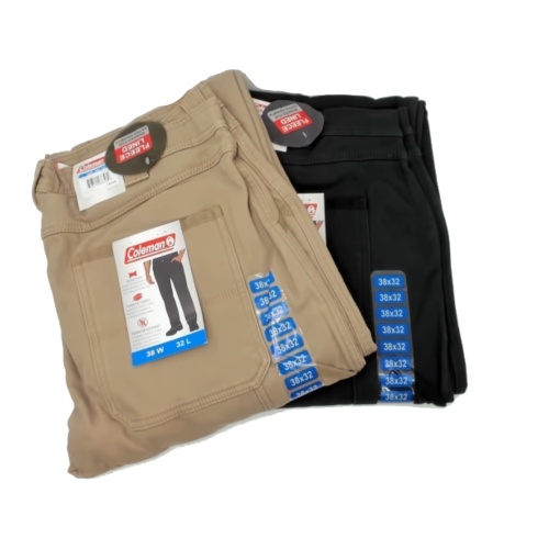 Fleece Lined Pants Size 38 Waist Ass't Colours Coleman