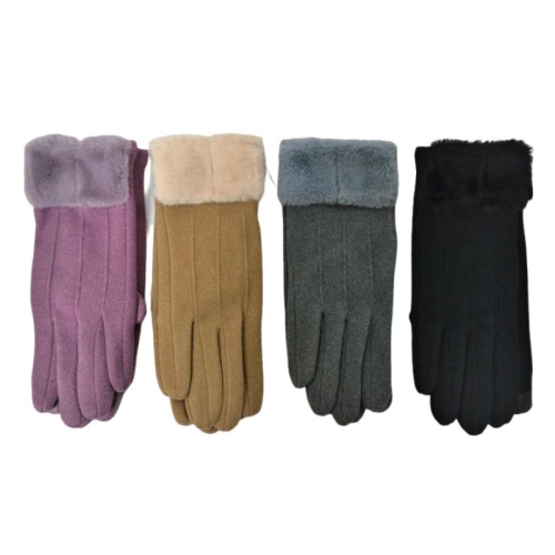 Gloves Ladies Fleece Asst'd Colors