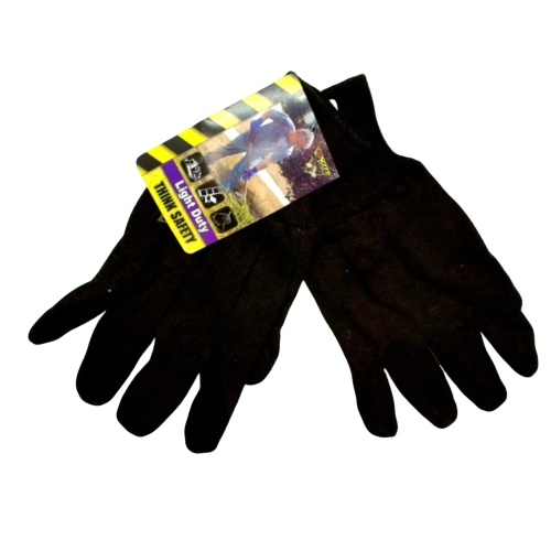 Work Gloves Jersey Brown Or 12/$12.99 [2929]