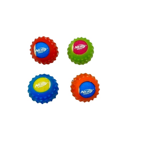 Dog Toy Armor Tennis Ball Assorted Colours Nerf Dog