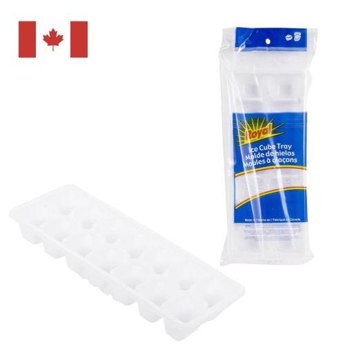 Ice cube tray - 12 inch long - makes 16 cubes - Made in Canada