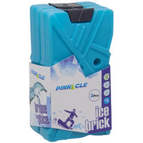 Pinnacle Ice Bricks 330ml 2 Pack 3.5x1.2x6.75 Inch 9x3x17cm