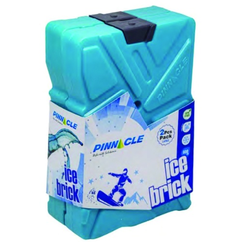 Pinnacle Ice Bricks 600ml 2 Pack 5.2x1.2x8 Inch 13x3x20cm