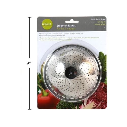 STEAMER BASKET 9 S/S SLIDE BLISTER L.GOURMET