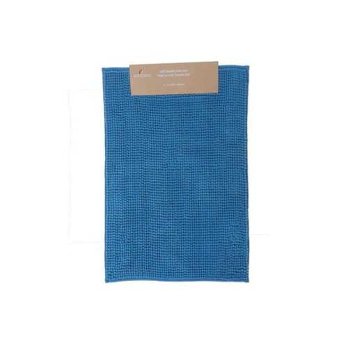 Bath Mat Solid Color Cheniile 20x28