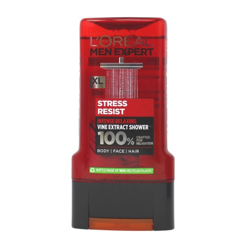 Body Wash 300ml Men 3in1 Stress Resist Relaxing/6 L'oreal Expert