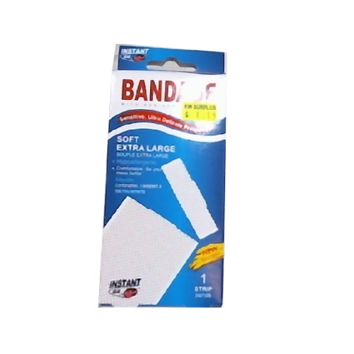 Dressing Strip Instant Aid 1 pc. Nonwoven 6 x 100 mm.
