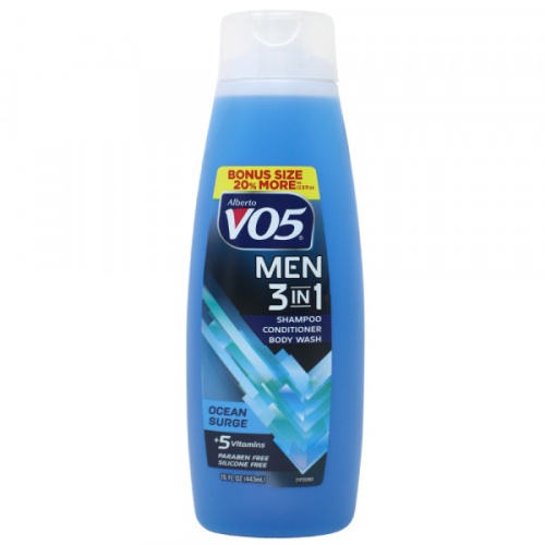 Wash 3in1 443ml Men Ocean Surge Made In Canada Alberto V05