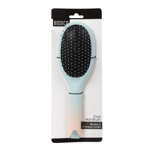 Hair Brush Oval Detangling ombre, thin flex bristles, t.o.c Bodico