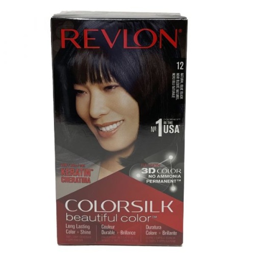 Hair Colour Colorsilk #12 Natural Blue Black Revlon
