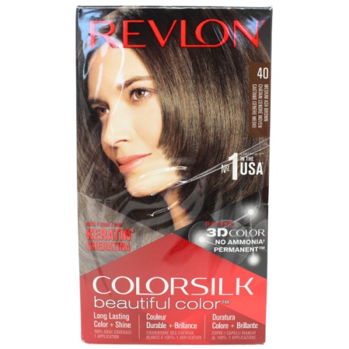 Hair Colour Colorsilk #40 Medium Ash Brown Revlon