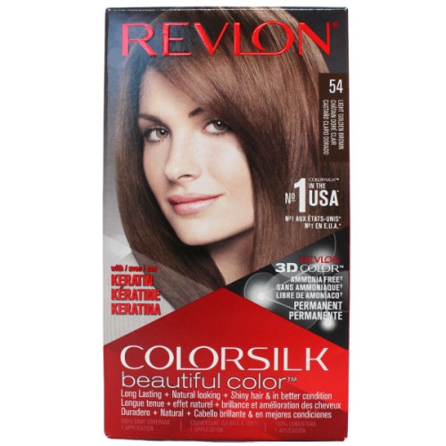 Hair Colour Colorsilk #54 Light Golden Brown Revlon