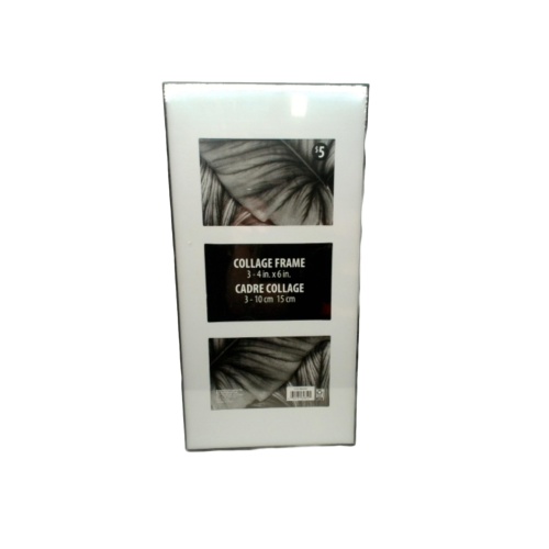 Collage Photo Frame Holds 3 - 4 x 6