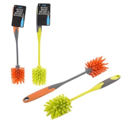 Bottle brush 12.5 inch deluxe 2 assorted colours